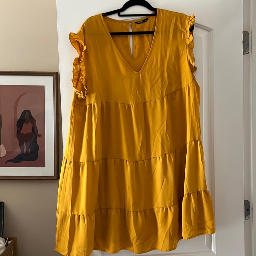 Gold lightweight dress